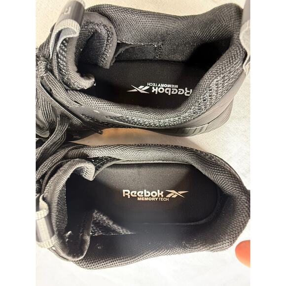 Reebok Fusion Flexweave Work Sneaker Athletic Comfort Black Mesh Overlay 9.5 - Picture 5 of 11